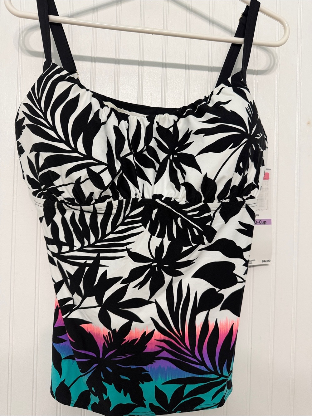 Co Co Reef bra-sized 38DD tankini top White Sand NWT$82